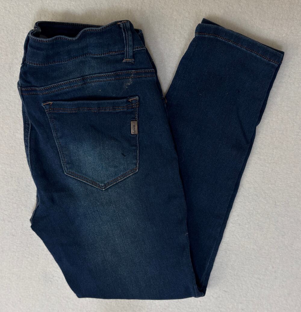 1822 Denim Womens Jeans Size 27 4 Dark Wash Ankle Skinny Blue Stretch